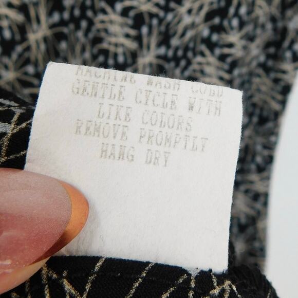 Vintage Loco Lindo Black Sleeveless Midi Sheath Dress Size Medium Whimsigoth Y2K - Picture 5 of 6